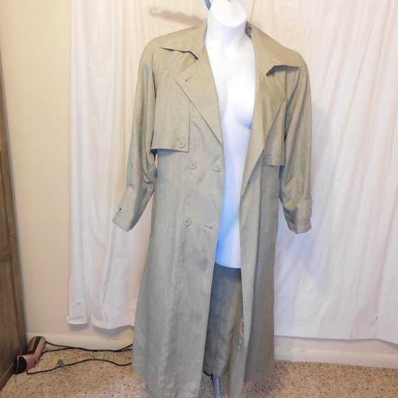 Elco Jackets & Blazers - Vintage Elco Kahaki Women's Trench Coat 11/12 EUC